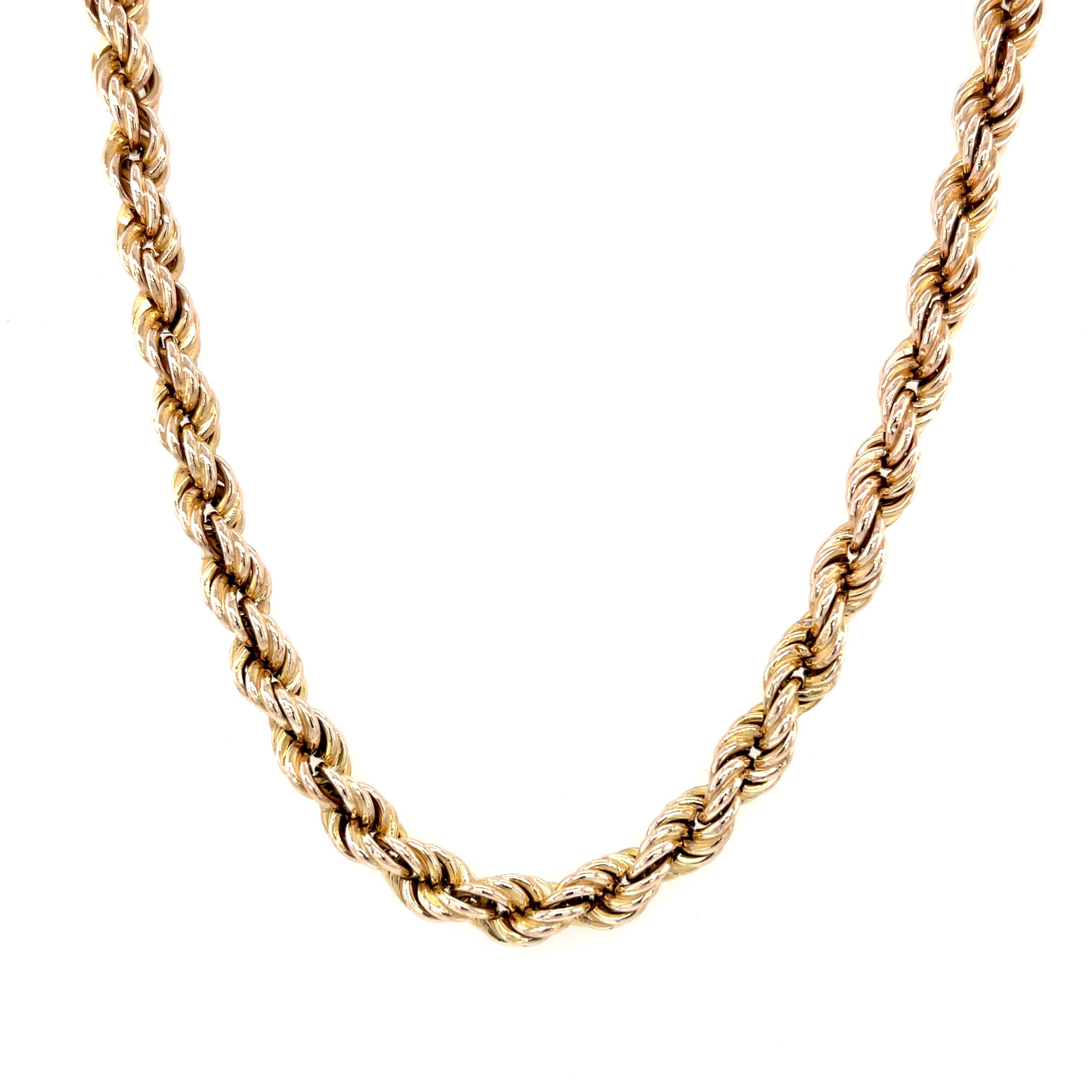 9ct Yellow Gold 28 Inch Classic Rope Chain - 34.03g SOLD