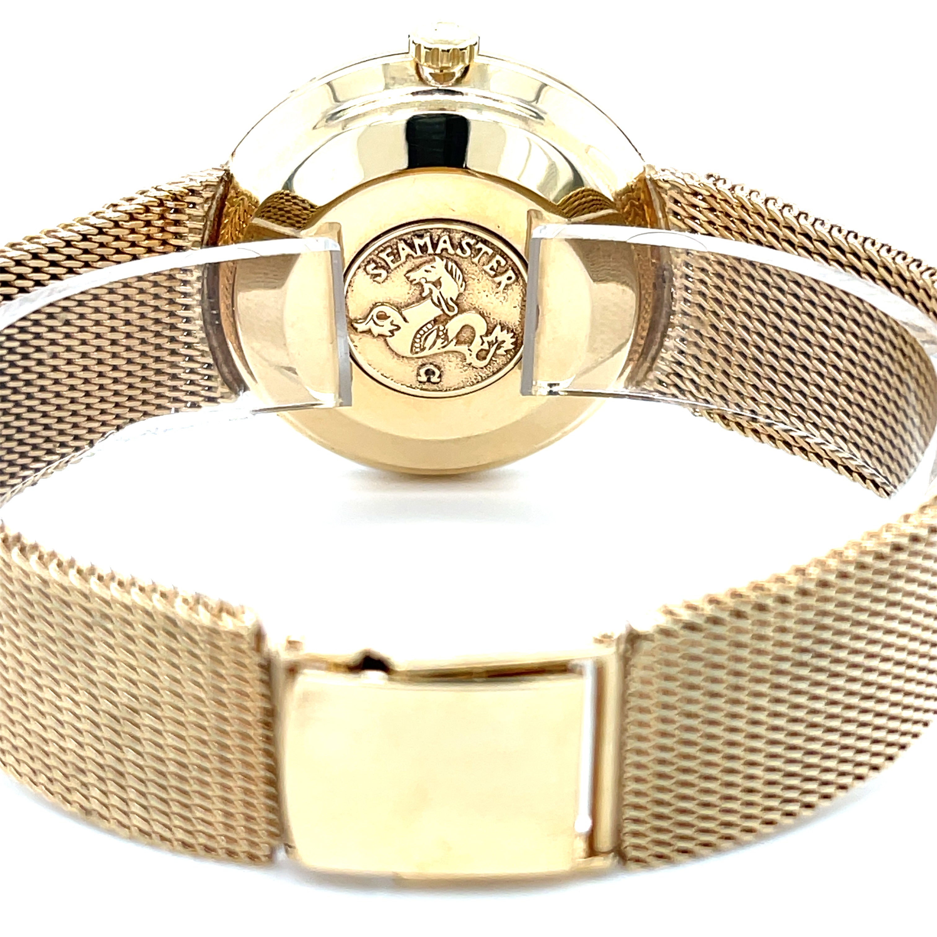 OMEGA Seamaster Geneve Automatic 9ct Yellow Gold Bracelet Watch Circa 1970