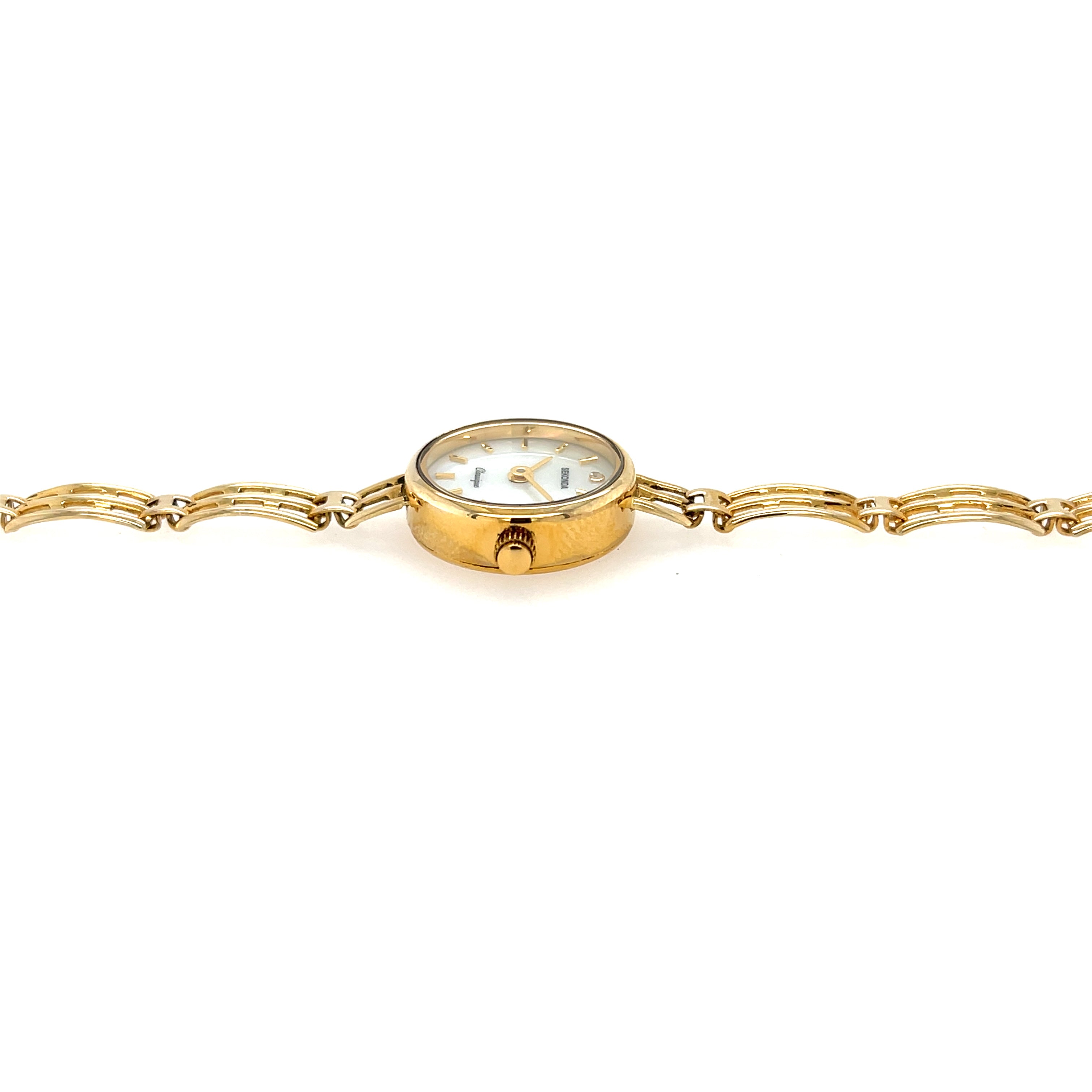 SEKONDA Classique 9ct Yellow Gold Ladies Bracelet Watch