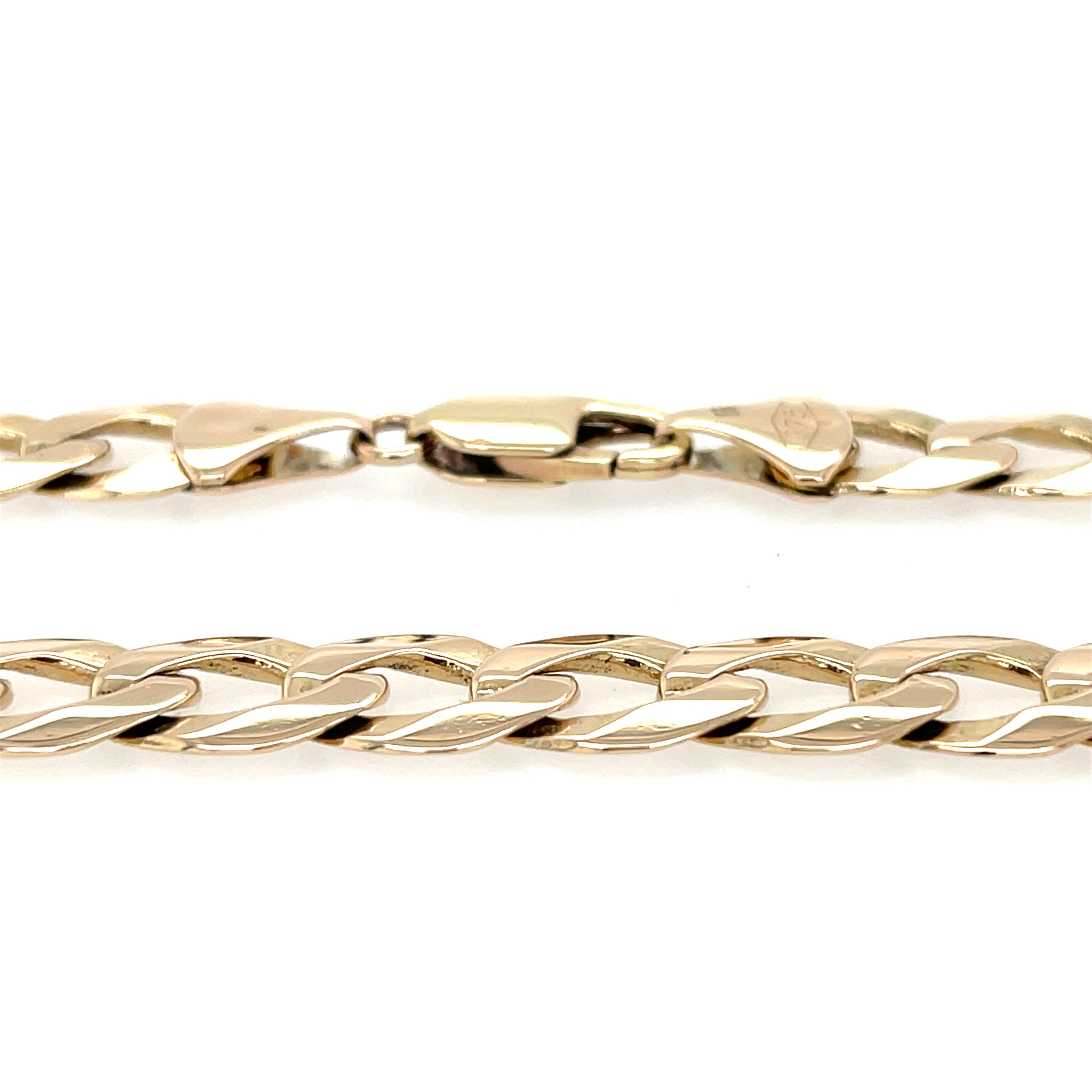 9ct Yellow Gold 24 Inch Curb Link Chain - 60.50g SOLD