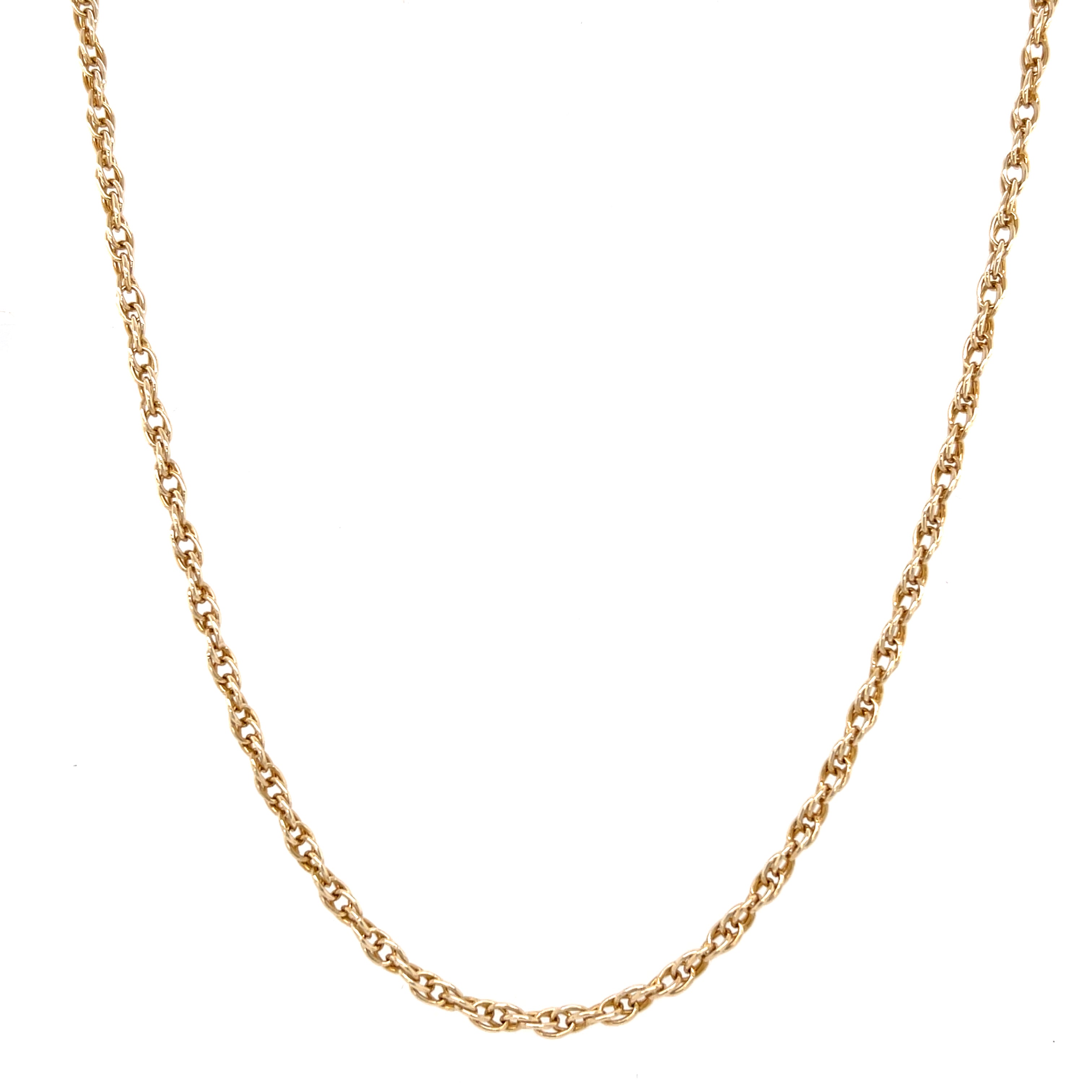 9ct Yellow Gold 16 Inch Prince Of Wales Link Chain - 5.00g